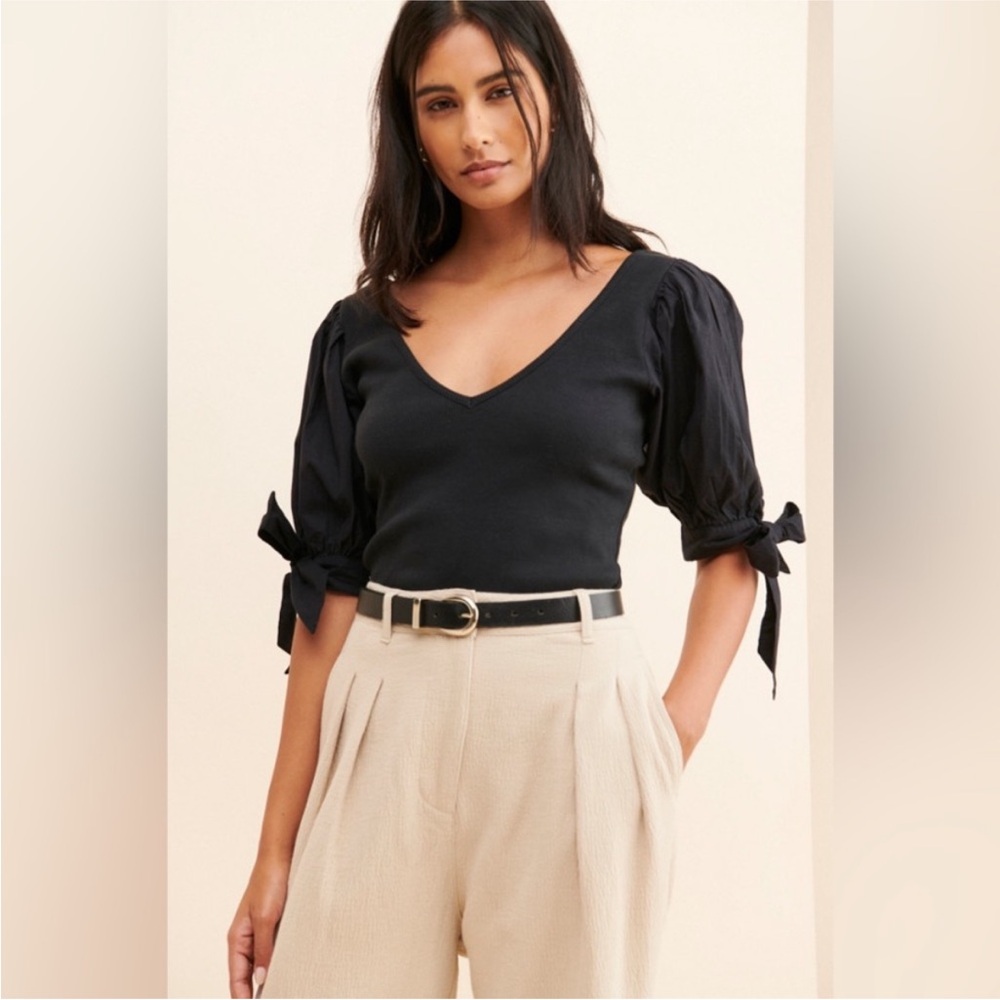 Maeve Anthropologie Puff Sleeve Blouse